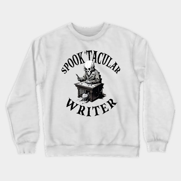 Spooktacular writer Crewneck Sweatshirt by Fun Planet